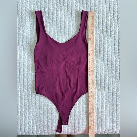 NWOT Free People Intimately Free Clean Lines Seamless Bodysuit | Fig |  M/L - Picture 8 of 15